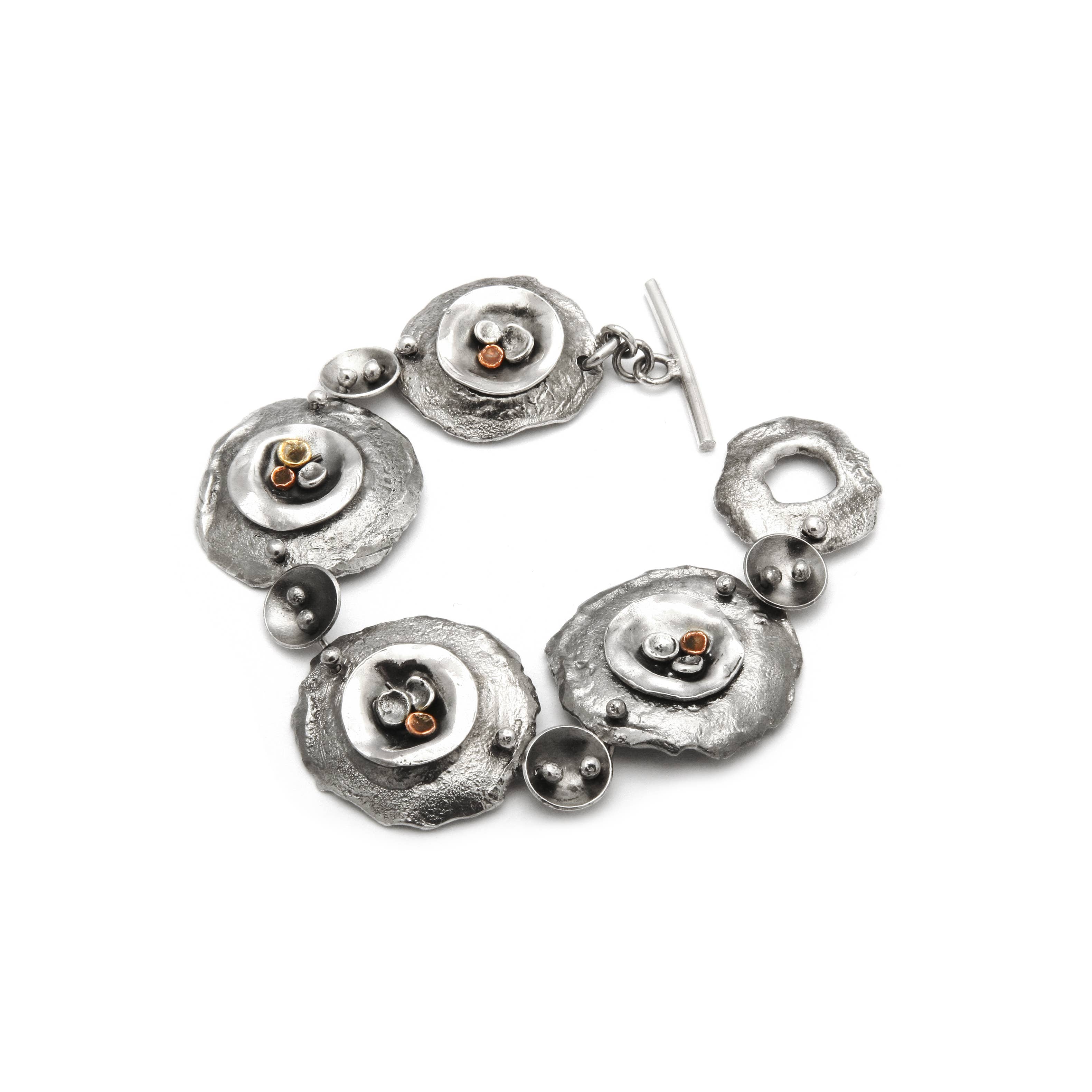 Tamara Kelly Designs - Wholesale Link & Chain Bracelet - Seaside Serenity Sterling Silver Pebble Link Bracelet0