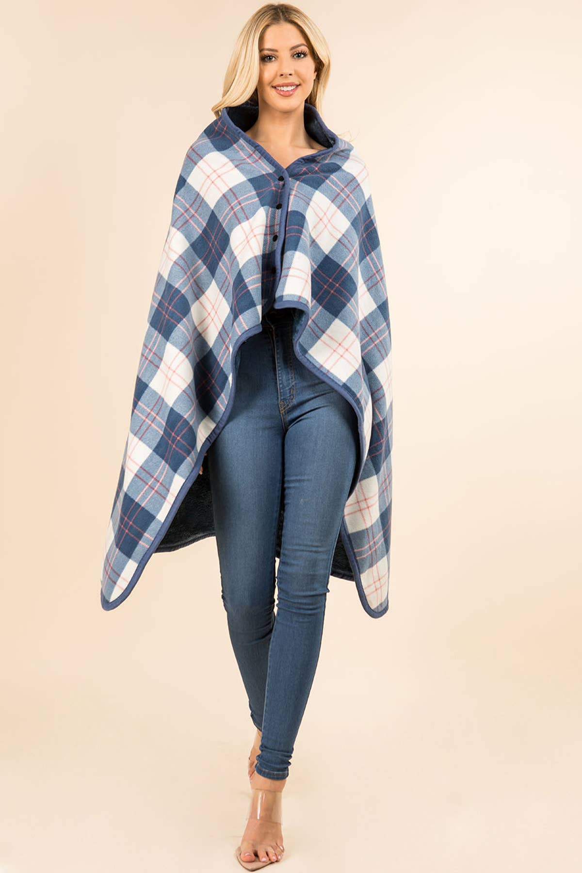 Suzie Q USA - Venta al por mayor Chal - Mujer - Mantón de manta a cuadros1