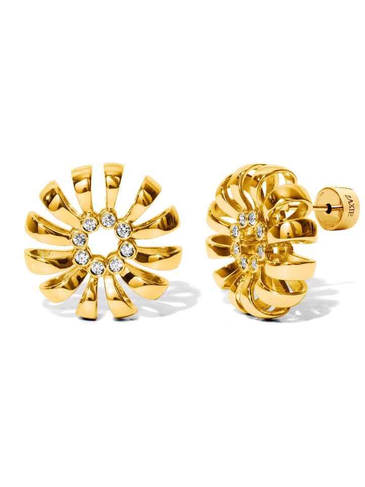 Defying Gravity Sphere Diamond Earring for wholesale by ZAXIE by Stefanie Taylor