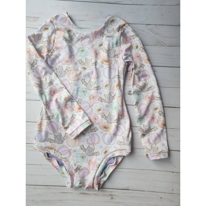 Justaucorps pour filles, vêtements de danse pour filles, body pour filles, Halloween pour la vente par Small Blessings Design