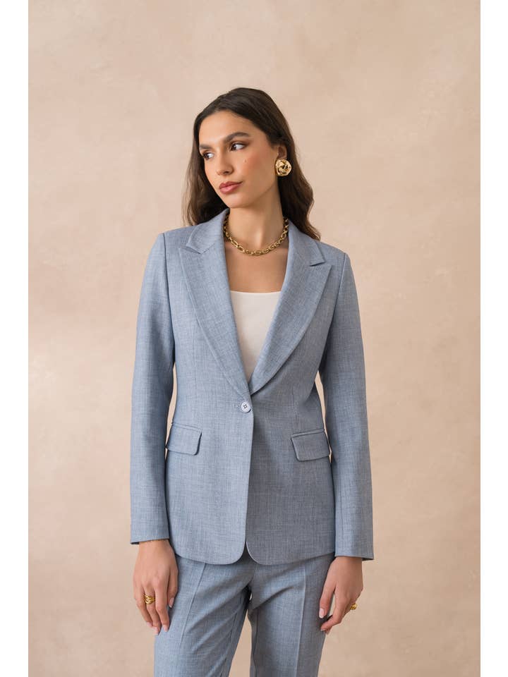 Attentif Paris – wholesale Kostymjacka – Dam – Heather figursydd kavaj för dam34