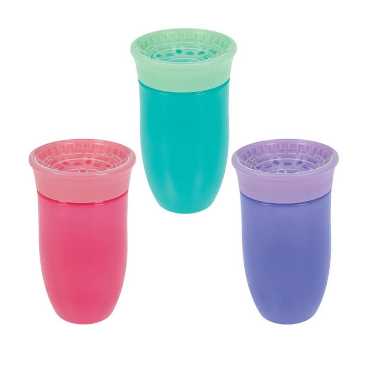 Nuby - Wholesale Drinking Glass/Cup - Nuby 10oz 360 Wonder Cups - 3 Pack1
