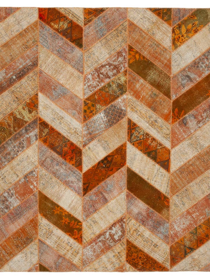 Tapete Patchwork Moderno Laranja 8x10 - 31140 por atacado de RUG N CARPET