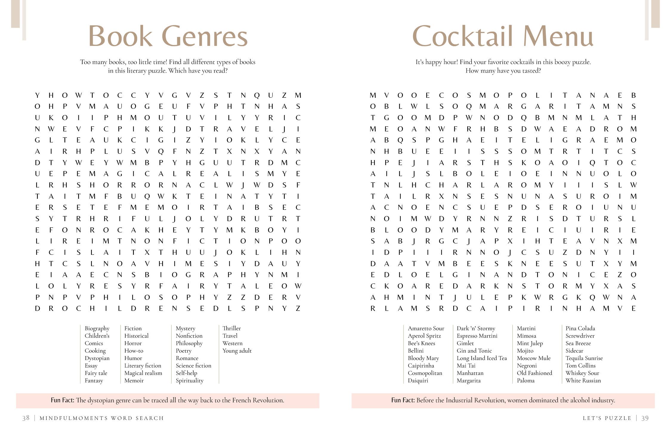 Schiffer Publishing - Venta al por mayor Libro para colorear y cuaderno de actividades - Adultos - Búsqueda de Palabras de Momentos Conscientes5