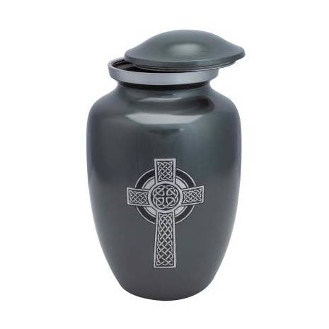 Near & Dear Cremation Urns Celeste 8`` Urn Celtic Cross-221 for wholesale by International Gifts Ltd.