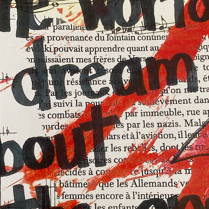 Lexicon of Love Music Art - Wholesale Art Print - HADESTOWN "To the world we dream about" - ART PRINT2