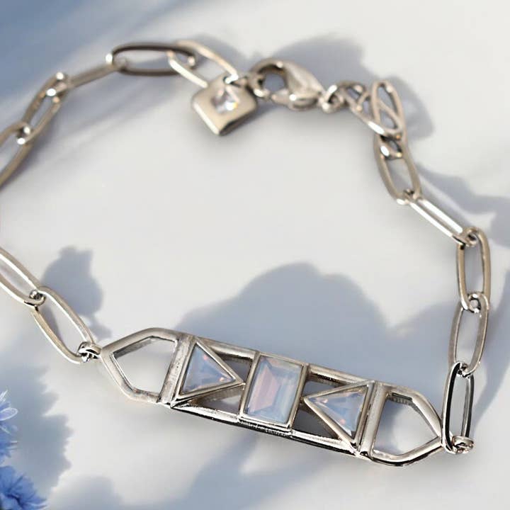 Bracelet de bar - Collection Radiant Nouveau pour la vente par Shimmer by Cindy