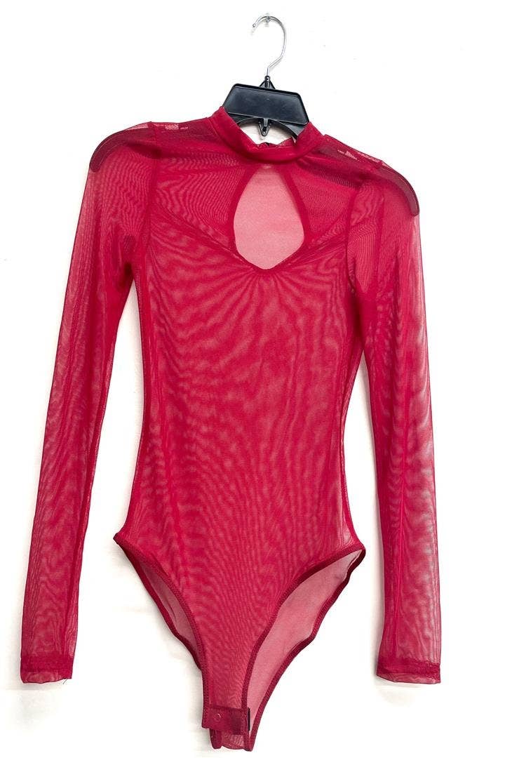 Uptown Apparel - Vente Body – femme - Body à col montant en maille J455810