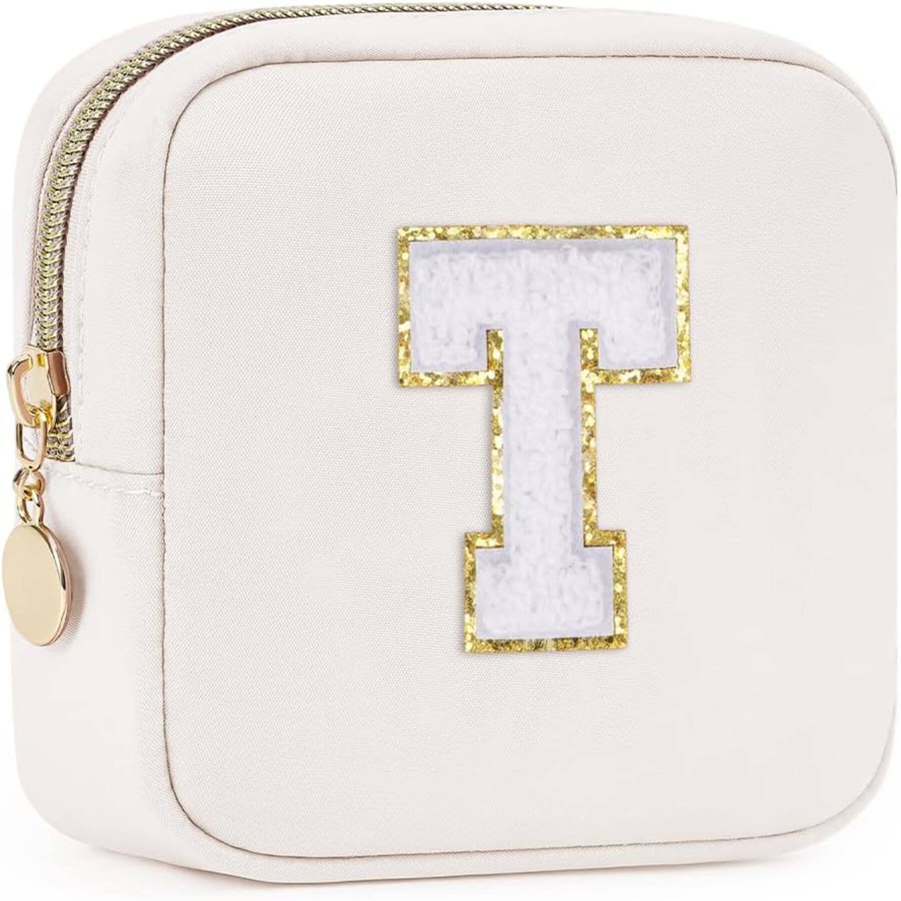 wandf – Großhandel Schmink-/Kosmetiktasche – Personalisierte Monogramm-Tasche Mini Initialen Schminktasche58