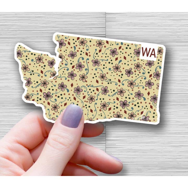 Beth Ann Erickson Designs - Wholesale Sticker - Washington State Stickers, Pacific Northwest Sticker