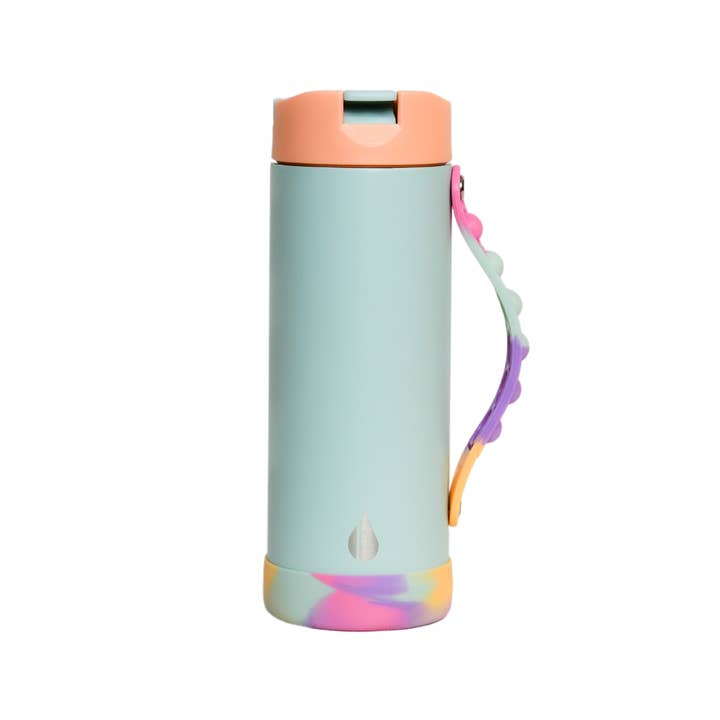 Elemental - Wholesale Water Bottle - Iconic Insulated Pop Fidget Strap Bottle 14oz - Mint Sorbet
2