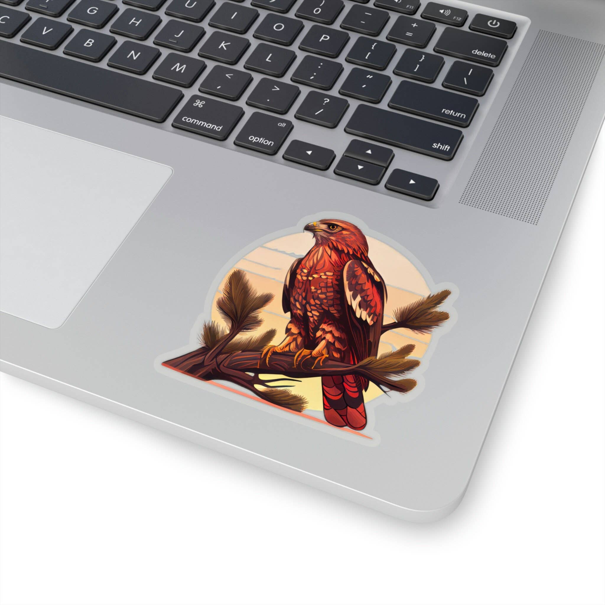 Smartstead Homestead - Wholesale Sticker - Waterproof Vinyl Sticker - Red-Tailed Hawk Perch Sticker5