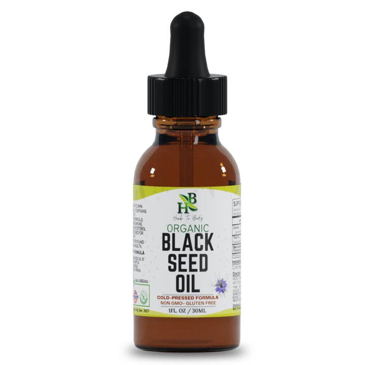 Herb To Body - Wholesale Oral Supplement/Vitamin - Organic Black Seed Oil (Cold-Pressed) - Bulk Wholesale Sizes