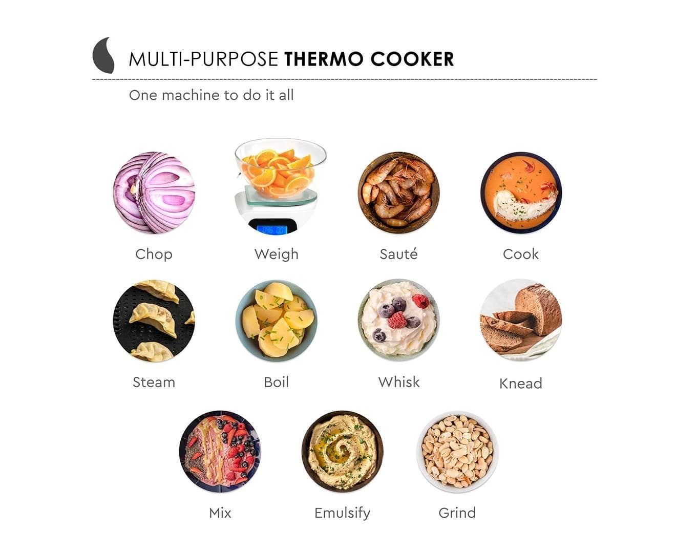 Royal Swiss - Wholesale Keukenapparaat - Multifunctionele robot - Thermo Cooker12