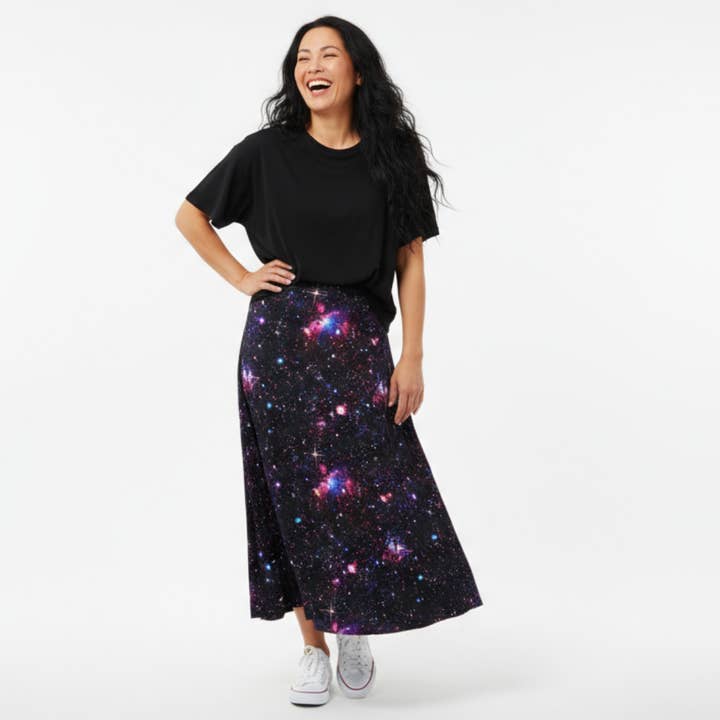 Jupe Maxi Reine Cosmique pour la vente par Natopia
