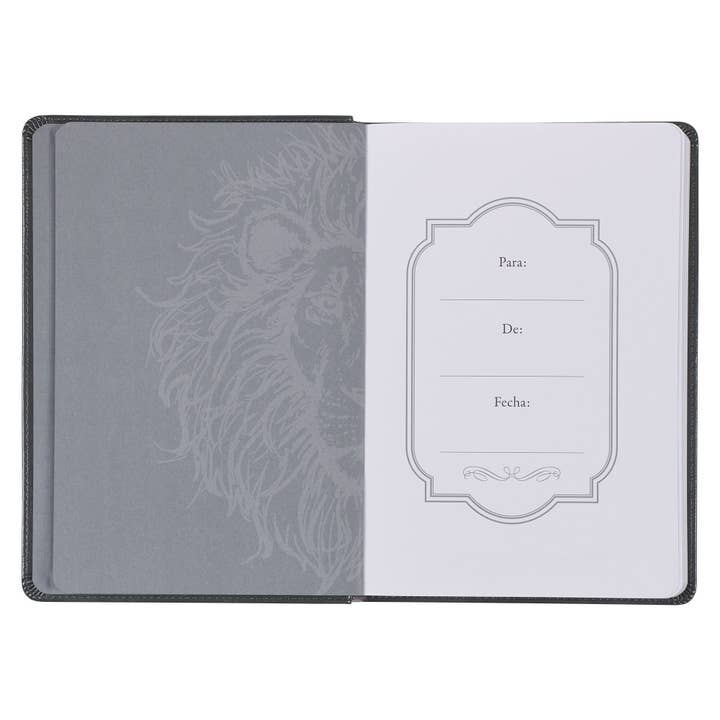Christian Art Gifts - Vente Journal intime - Diario Clásico Cierre Gris Sé Fuerte José 1:93