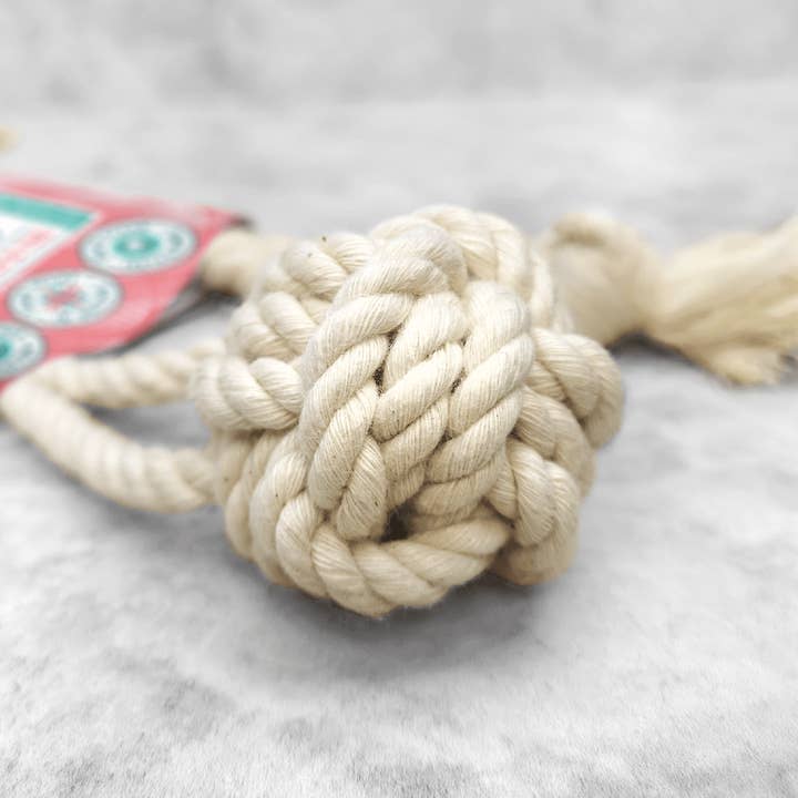 Goodchap's - Wholesale Pet Rope Toy - Dog - Pup's First Fetch & Tug | Natural Cotton Dog Puppy Toys1