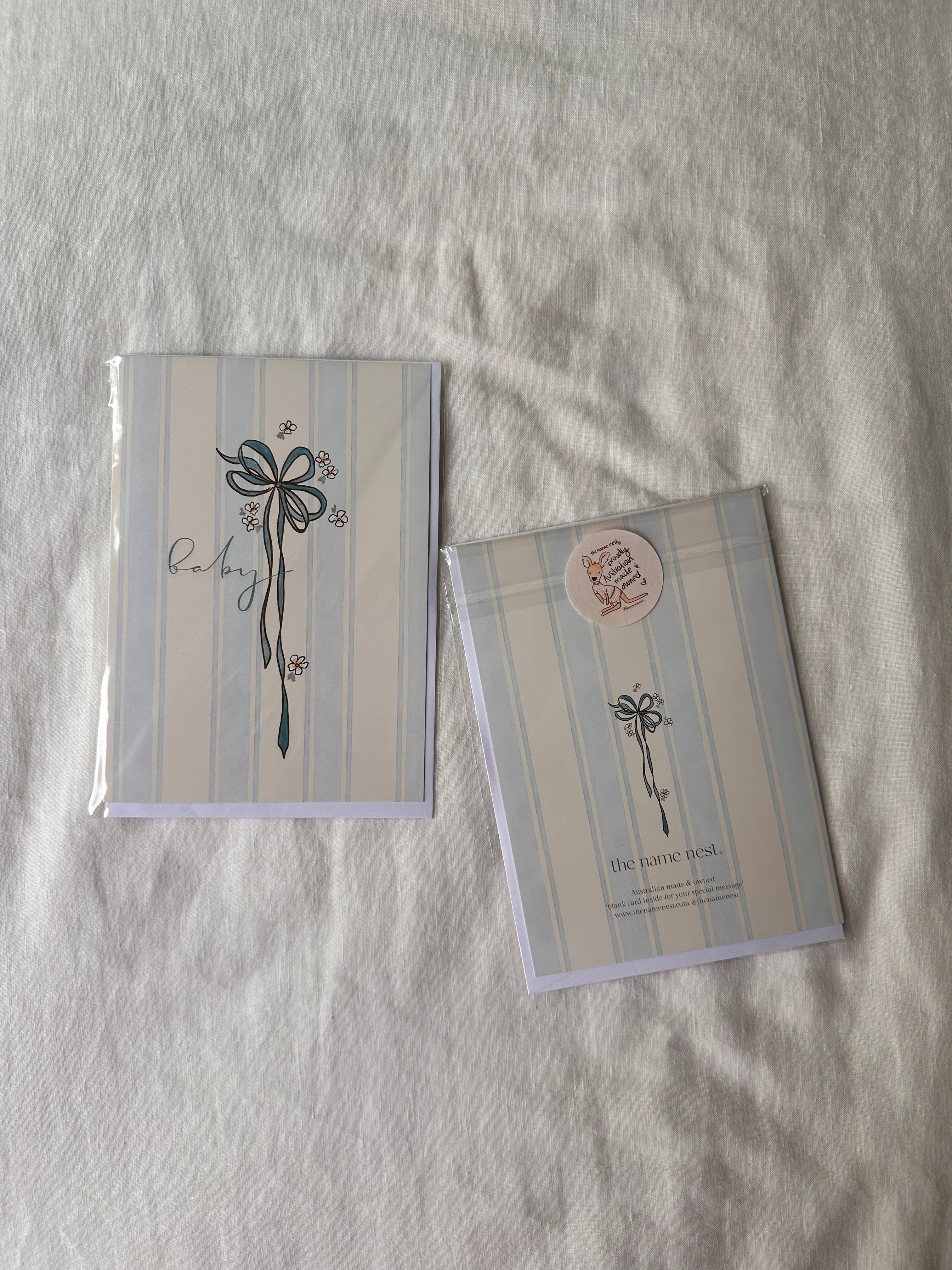 the name nest – wholesale Birthday card – baby bow card0