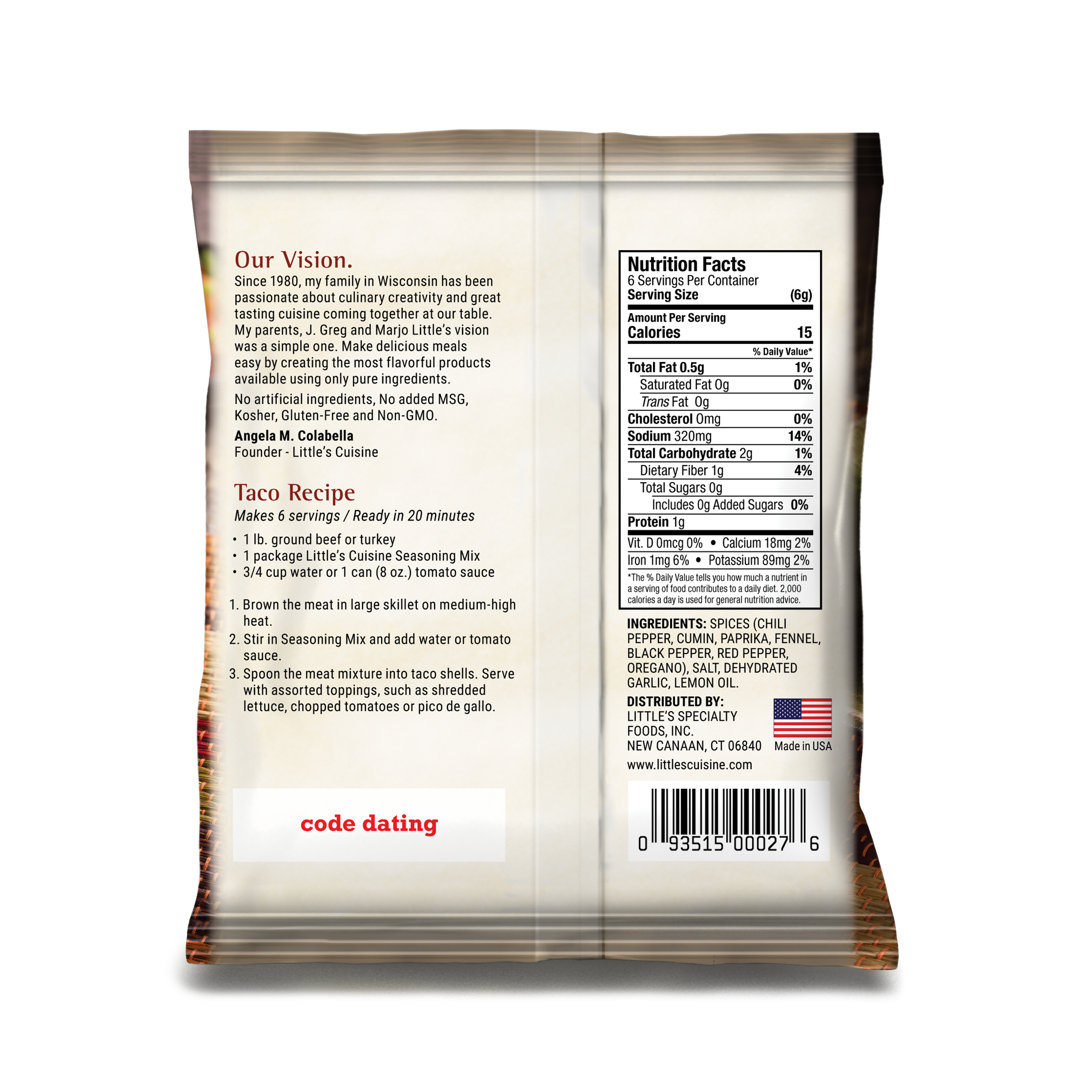 Little's Cuisine - Wholesale Retailer Display - Food & Drink - Filled Best Sellers Shipper4