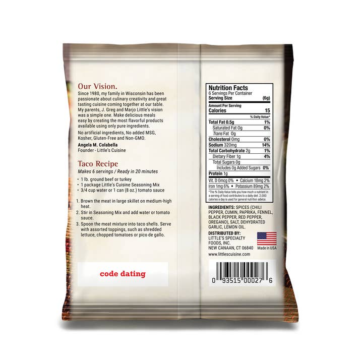 Little's Cuisine - Wholesale Retailer Display - Food & Drink - Filled Best Sellers Shipper4