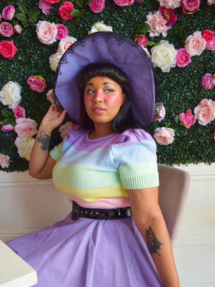 Pastel Rainbow Sweater for wholesale by Ains&Elke StyleHaus