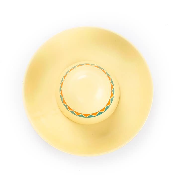 Balvi - Vendita all'ingrosso Insalatiera - Piatto per nachos,The Mexican,giallo,ceramica5