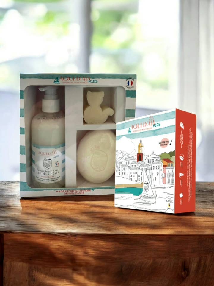 AQUI D'AIA Goat's Milk & Shea Kids Set for wholesale by Maitre Savonitto