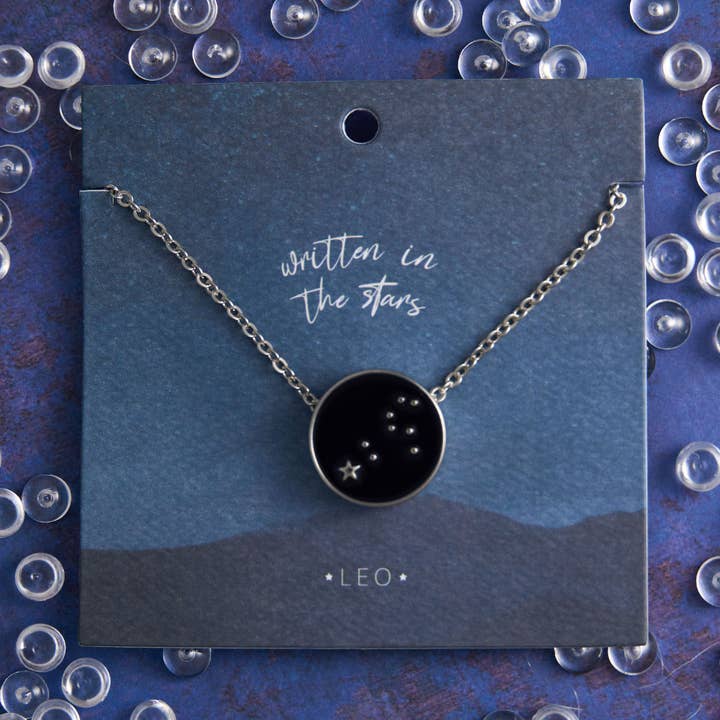 SALE - Zodiac Leo Constellation 18" Pendant Necklace for wholesale by Howard's