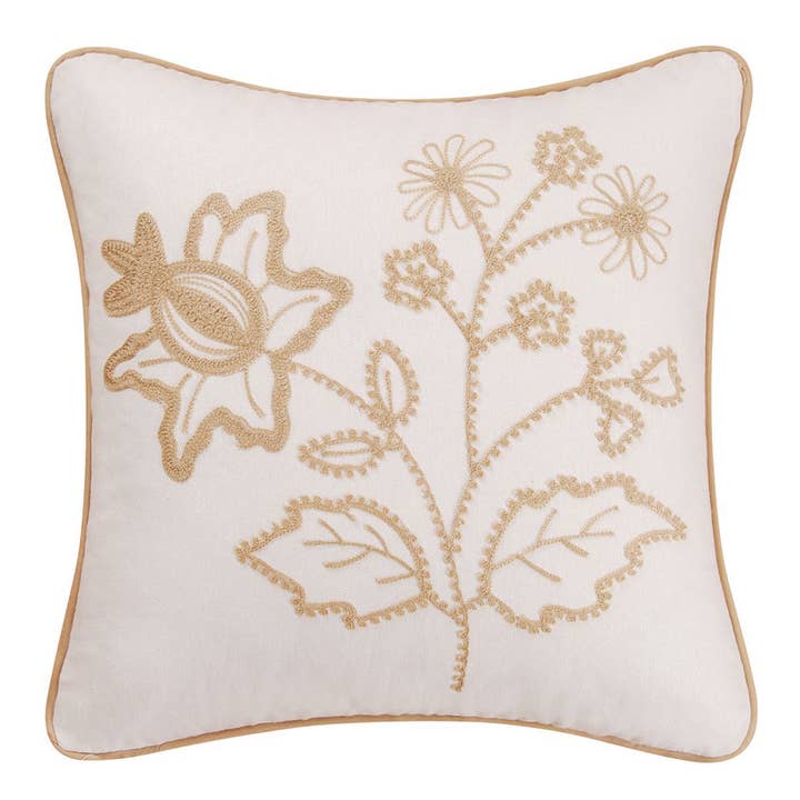 SALE Harlow Chain Stitch Throw Pillow for wholesale by C&F Home