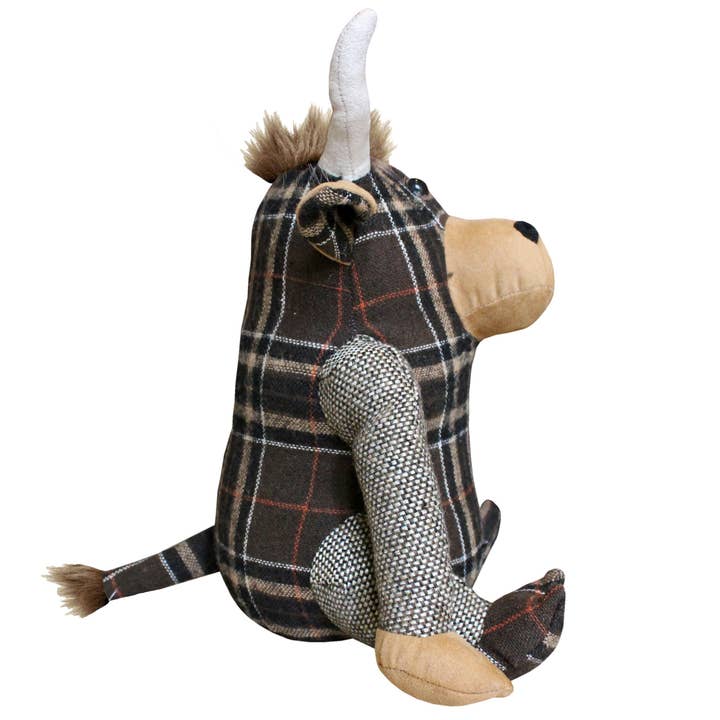 Highland Cow Novelty Door Stop Brown for wholesale on Faire1