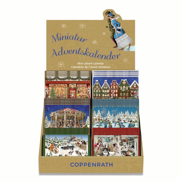 Alison Gardiner Designs - Wholesale Advent Calendar - Miniature Victorian Christmas Advent Calendar Cards