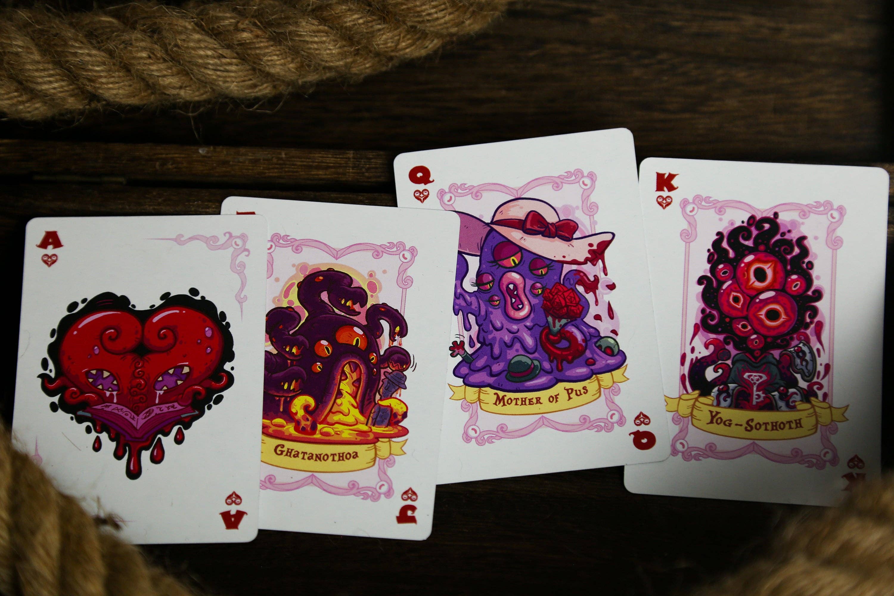 Vermilion Collection - Wholesale Playing Cards - Arkham Archives Cthulhu Mythos Playing Cards2