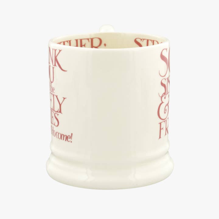 Emma Bridgewater - Wholesale Coffee Mug - Pink Toast Soul Sisters 1/2 Pint Mug