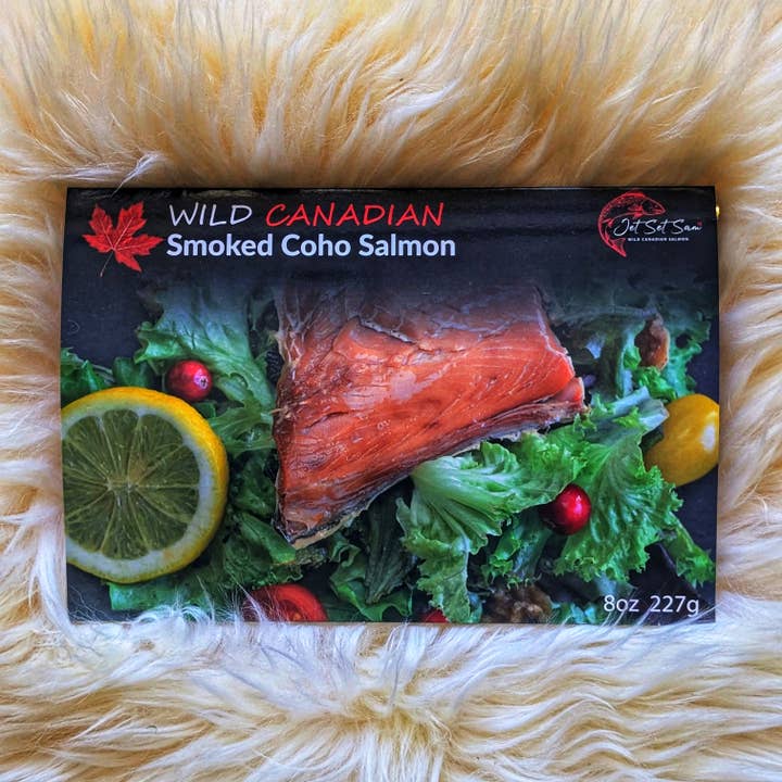 Jet Set Sam Gourmet Foods - Venta al por mayor Pescados/mariscos - Salmón Coho Ahumado Salvaje Canadiense