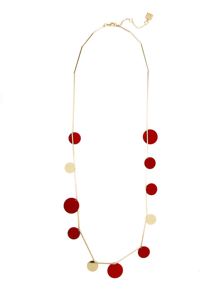 ZENZII Jewelry - Wholesale Bib Necklace - Flat Circle Long Necklace7