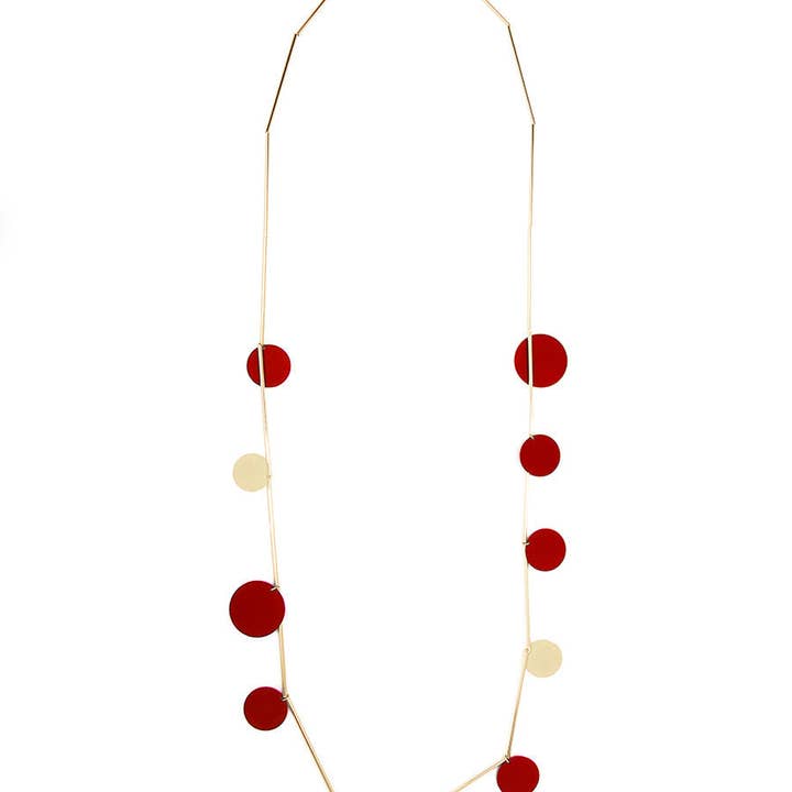 ZENZII Jewelry - Vendita all'ingrosso Collane a bavaglio - Collana Lunga a Cerchio Piatto7