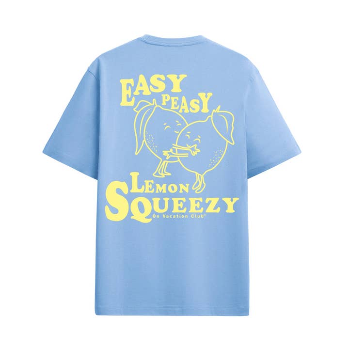 Maglietta Lemon Squeezy - Azzurro per la vendita all'ingrosso da parte di On Vacation