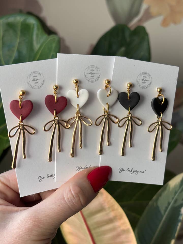 Båghjärta Dinglar för wholesale av ElleseeWomen