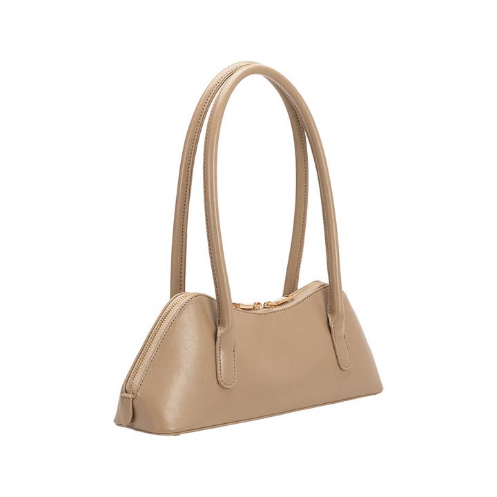 Melie Bianco - Wholesale Shoulder Bag - Women's - Dakota Mushroom Recycled Vegan Shoulder Bag