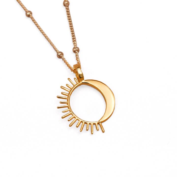 Love Lori Michelle Jewelry - Wholesale Pendant/Charm Necklace - Celeste Sun Moon Necklace