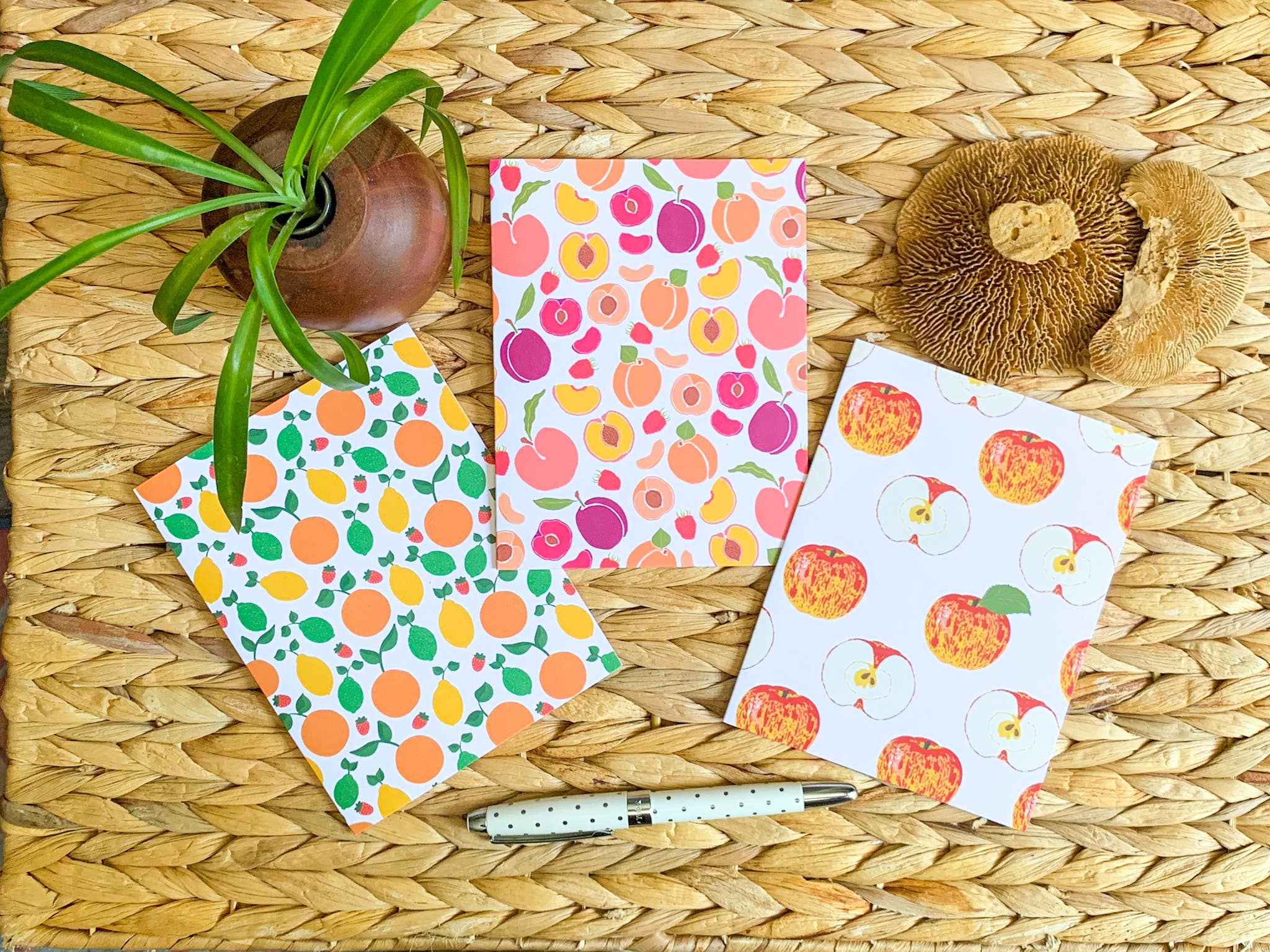 Bean Horse Car Designs - Wholesale Everyday Greeting Card - Gravenstein Apples Greeting Card3