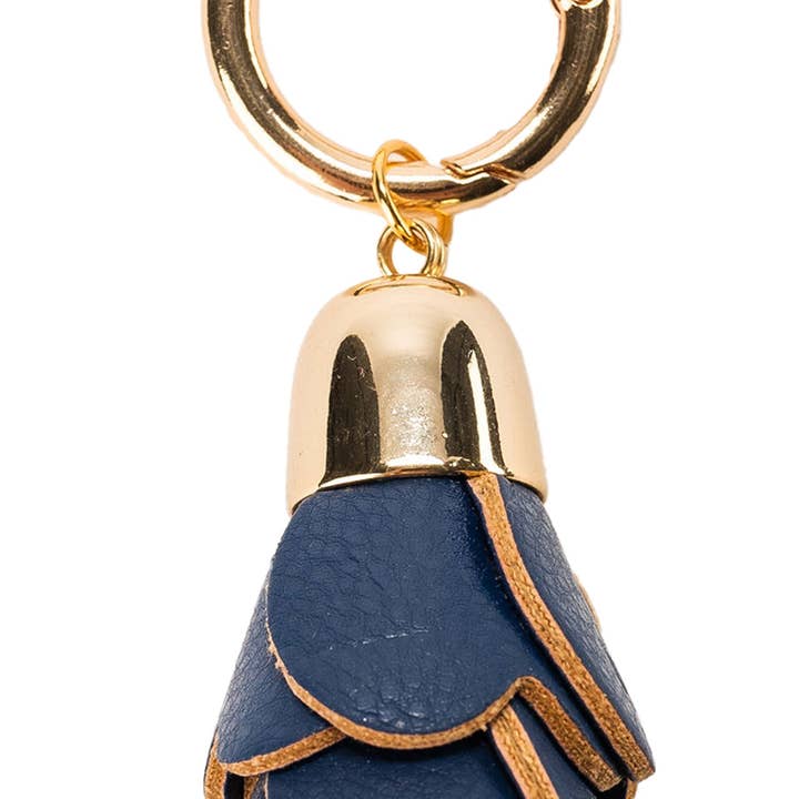 Violet & Brooks - Wholesale Purse/Bag Accessory - Women's - Leather Flower Tassel