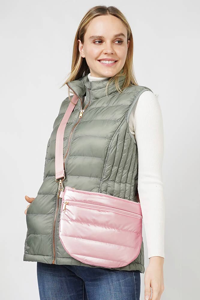 Hana - Wholesale Belt Bag - Women's - Puffy Half Moon Bag7