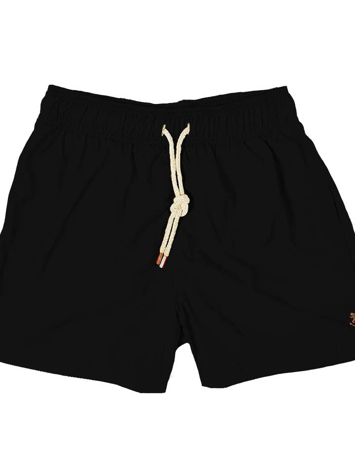 Double Black Swim Short for wholesale by Retromarine