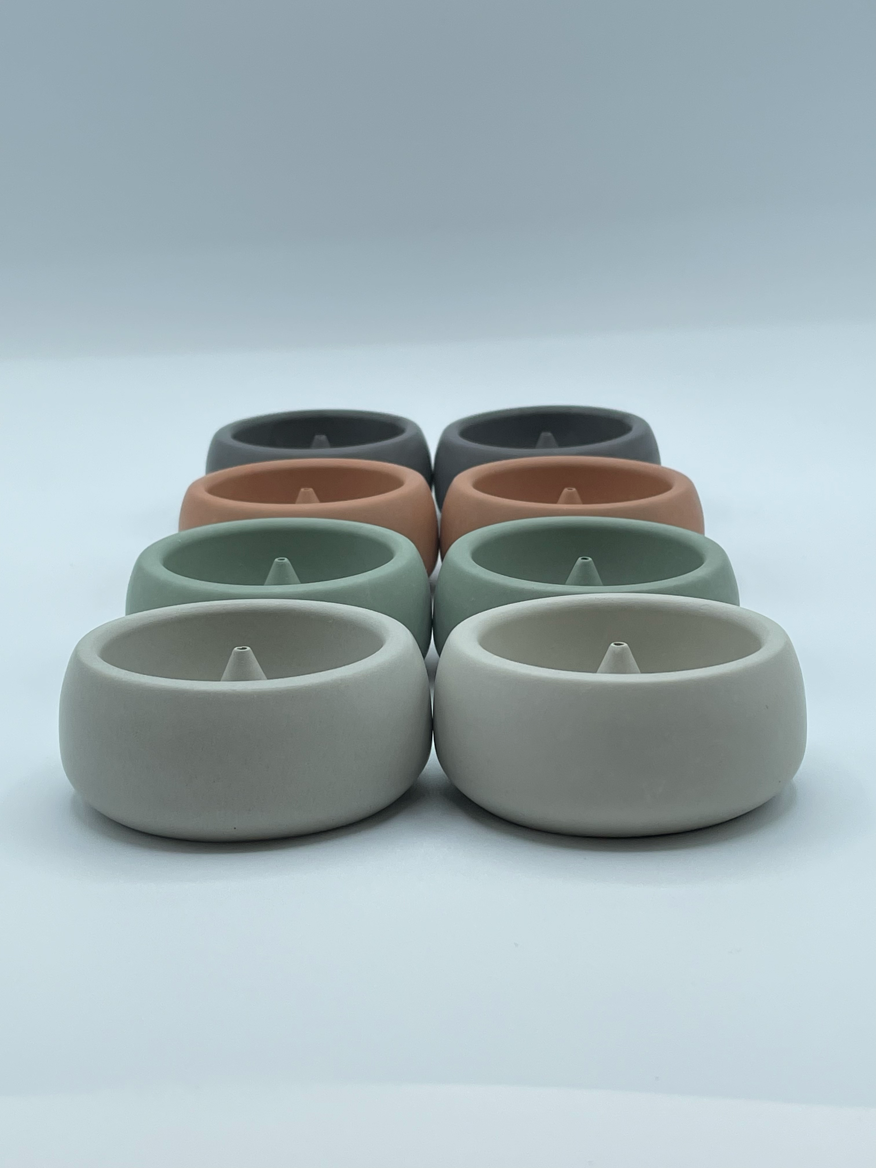 Colyer House Creations - Vente Porte-encens - Collection d'échantillons : porte-encens/bougeoir en béton2