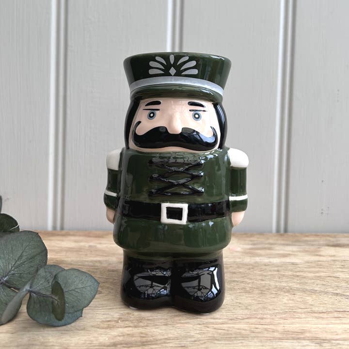 Sparks Gift Wholesalers - Wholesale Wax Warmer - OB70244DG - Nutcracker Wax Melter 13.5cm - Green