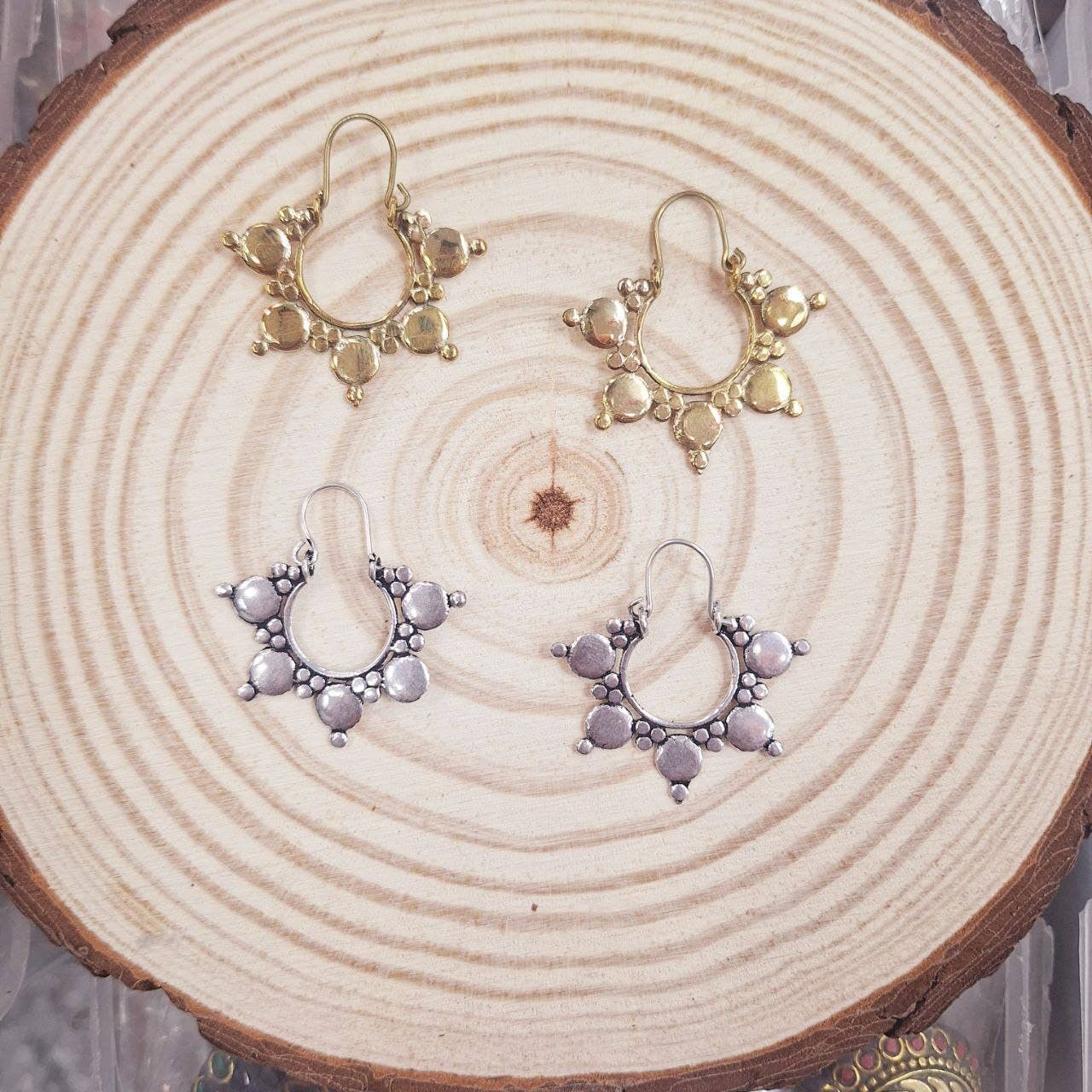 Hecho a mano - Wholesale Dangle Earrings - Gold and silver earrings4