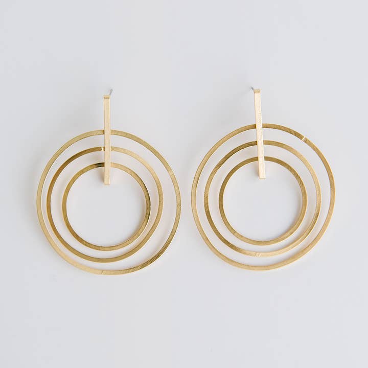 Earrings Miller Gold for wholesale by Michelle McDowell