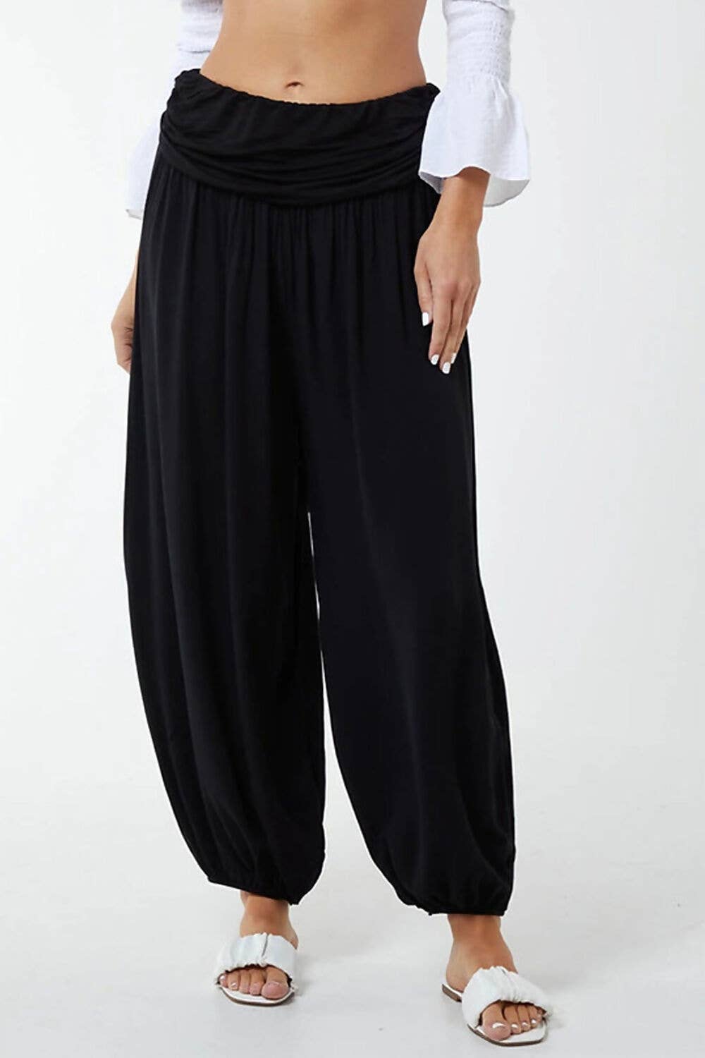 J5FASHION - Wholesale Pants - Women's - OVERSIZED HAREM TROUSERS2