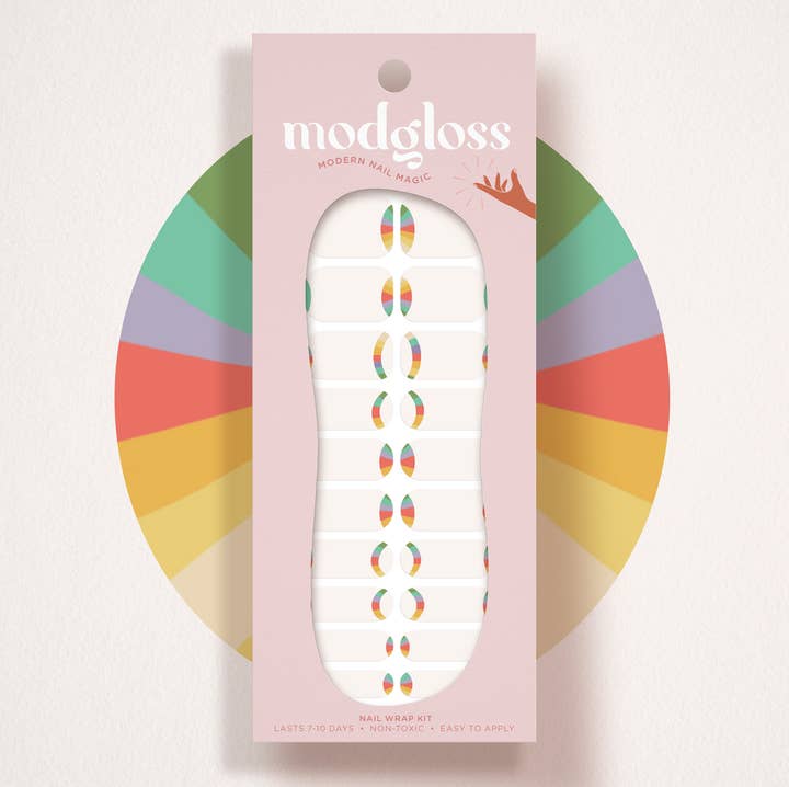Modgloss - Wholesale Nail Art/Decal - 'Rainbow Party' Nail Art Wrap Kit0
